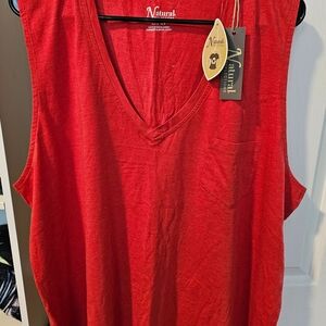 Natural Reflections "Molten Lava" Women's Tank Top 2X